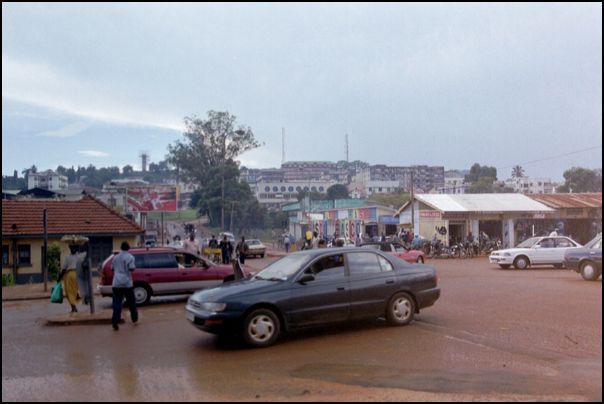 Here it is all quite, but frequently the traffic is major chaos in Kampala.