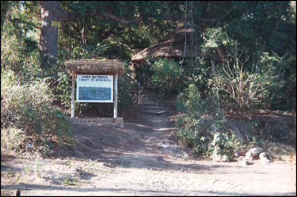 Entrance to the Tsingy