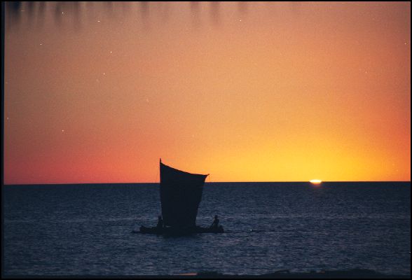 Pirogue at Dawn